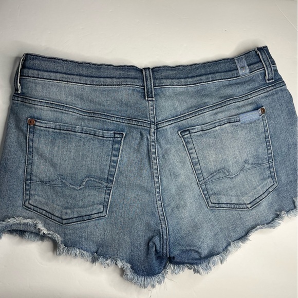 7 For All Mankind Denim Jean Shorts 31 - Picture 2 of 4